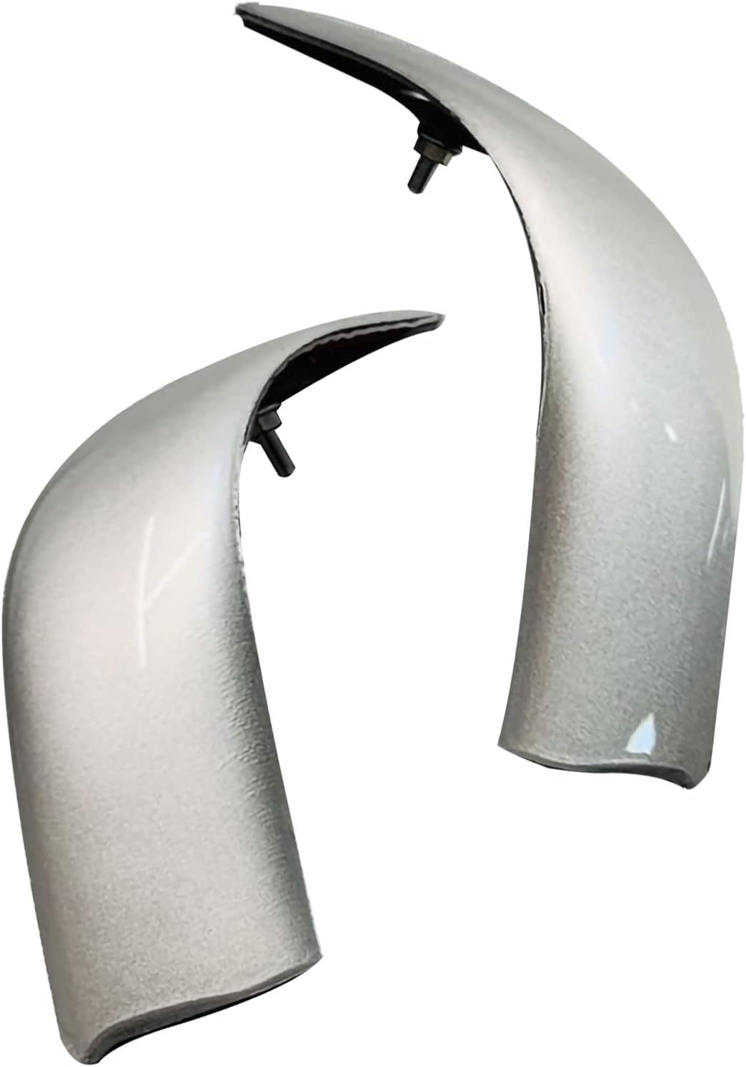 ADVANCE IGNITION Left Driver and Right Passenger Updraded Roof Corner Molding Trim Compatible with Ford 08-16 F-250 F-350 F-450 F-550 Super Duty (Regular Cab & Crew Cab) UX Ingot Silver Metallic 2PCS