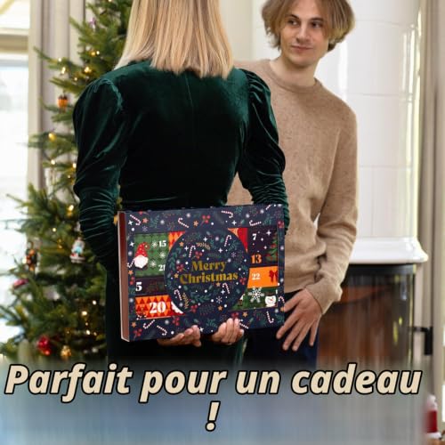 soxo Calendrier De L’avent Homme & Femme Chaussettes - Cadeau Noel 35-45 – vue 6