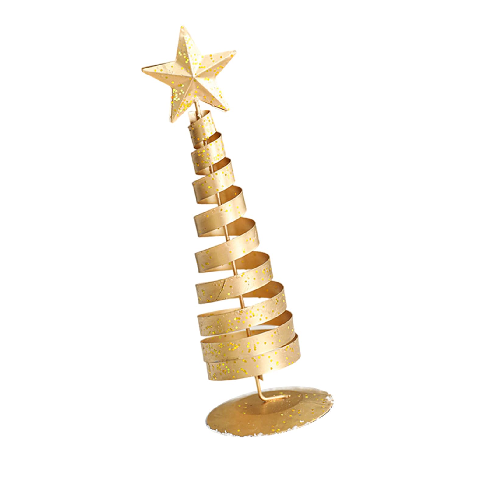 Christmas Tree Decorations Party Supplies Five-Pointed Star Christmas Tree Ornament for Tabletop Farmhouse Decoration Chrismas Trees Desktop Ornaments