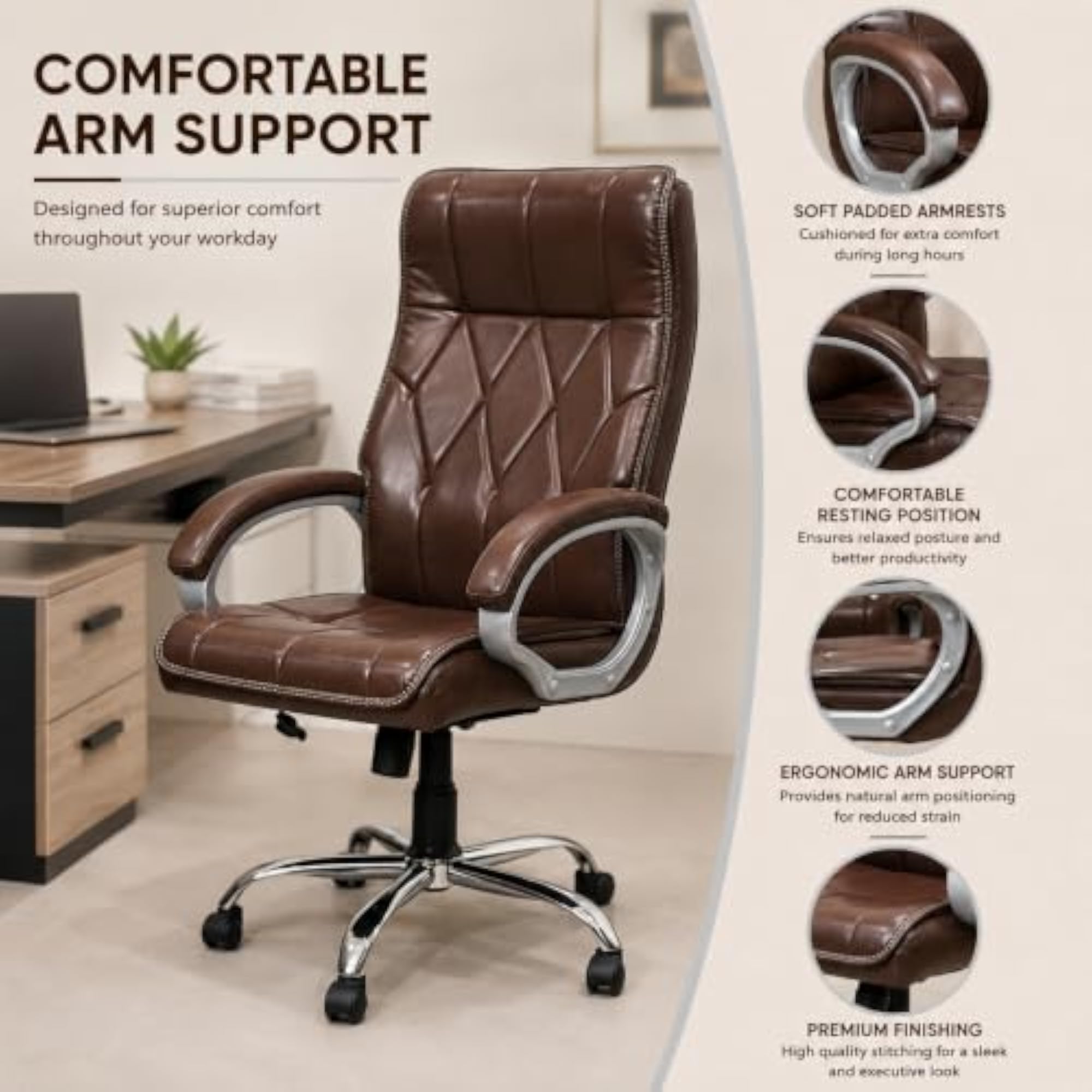 Majesta High Back Executive Revolving Office Chair