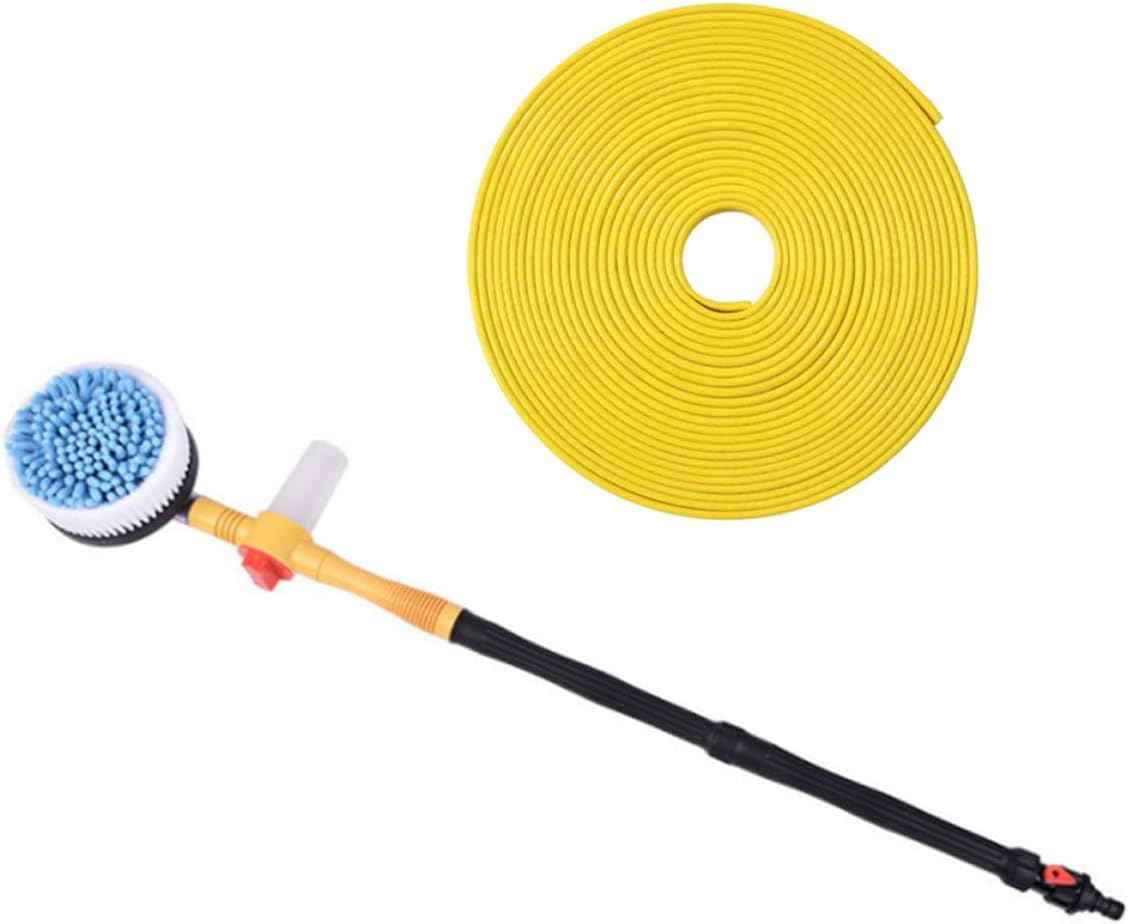 Ciieeo Rotating Car Wash Mop Kit Long Handle Adjustable Telescoping Car Wash Brush for Home Use for Vehicle Types