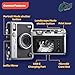 Fujifilm Instax Mini EVO Hybrid Instant Camera (Black) Bundle with Instax-Mini Twin Pack Instant-Film 20 Sheets + 32GB Memory Card + Vintage Black Mini-Evo Camera Case + Cleaning Cloth