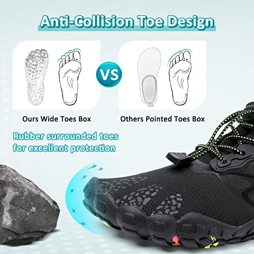 Image of ziitop Water Shoes for Men Women Beach Barefoot Swim Rock Climbing Pool Shoes Socks, Anti-Slip Breathable Quick Dry Lightweight Slip-on, Outdoor Sport Hiking Walking Boating Fishing Diving Surfing