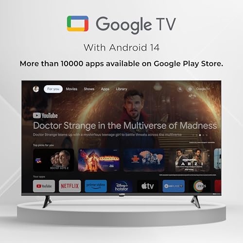 Image of Wobble 138.7 cm (55 inches) K Series 4K UHD Smart LED TV (Black) WB55UDAGU2875D25