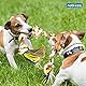 Nobleza - Hundespielzeugseil aus 100% Baumwolle, das der psychischen Gesundheit des Hundes zugute kommt ， Zahngesundheit und Zahnreinigung Arten von Hunden （Beige und Braun）- 68cm