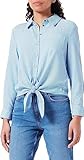 Kragen ONLY Damen Onllecey Knot Dnm Shirt Noos Bluse, Cloud Dancer 2, S EU