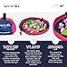 Lay-n-Go 2-in-1 Small Portable Drawstring Toys Storage Organizer and Play Mat for Room and Travel, Made for Kids and Toddlers with a Durable Patented Design, 18 inch, Pink/Blue