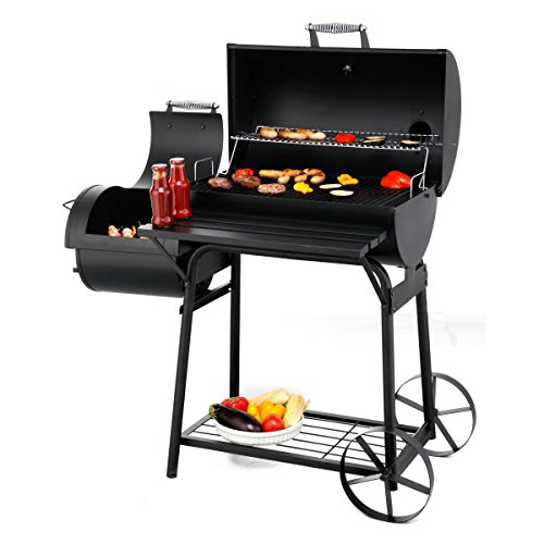 tepro Holzkohlegrill Smoker Biloxi, Grillfläche: ca. 58 x 40 cm