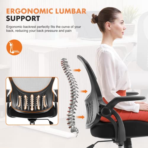 Office Chair, Ergonomic Office Desk Chairs, Mesh Back Lumbar Support Computer Chair #TOP2