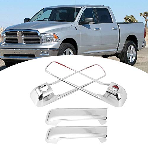 Qiilu Para Dodge Ram 1500 2500 3500 09-15 Auto Carro Exterior Esquerda Direita Maçaneta da Porta Maç