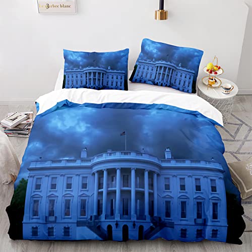 Fundas nórdicas para niños, ropa de cama doble con impresión en color 3D, poliéster y algodón, con dos fundas de almohada, 155 x 220 cm