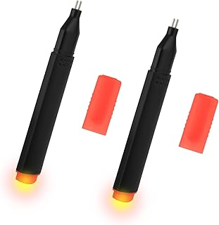 2pcs Conductivity Test Pen, Continuity Tester for Grounding Mats Sheets Pads Pillowcases Blankets & Wristbands Conductive Electric Pen with Instant Results Ensuring Effective Earthing Connection