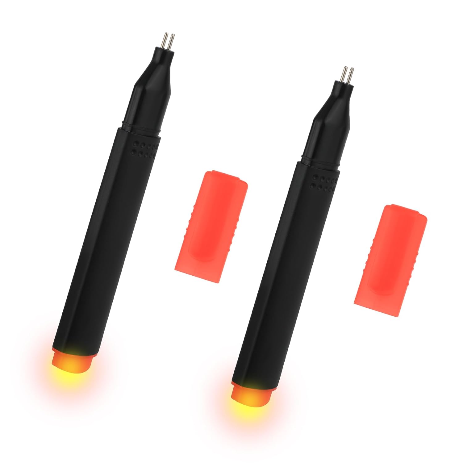 2pcs Conductivity Test Pen, Continuity Tester for Grounding Mats Sheets Pads Pillowcases Blankets & Wristbands Conductive Electric Pen with Instant Results Ensuring Effective Earthing Connection