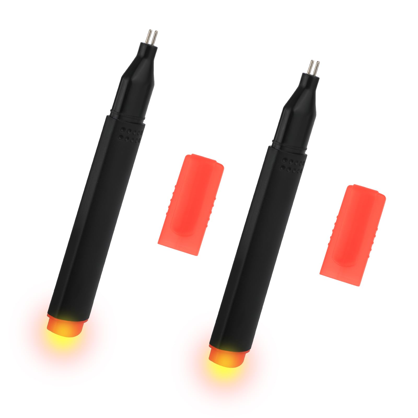 2pcs Conductivity Test Pen, Continuity Tester for Grounding Mats Sheets Pads Pillowcases Blankets & Wristbands Conductive Electric Pen with Instant Results Ensuring Effective Earthing Connection