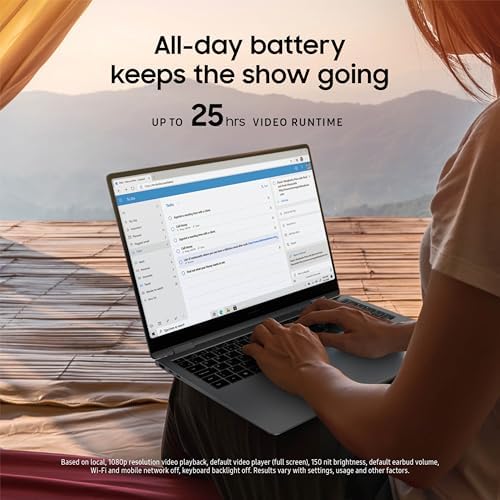 Samsung 16” Galaxy Book5 Pro 360 Copilot+ PC, AI Computer, Intel Core 7 Ultra Processor, 3K AMOLED (2880x1800) Touchscreen, S Pen,120Hz, Dolby Atmos, Student Laptop, Lightweight, All-Day Battery Life - 5