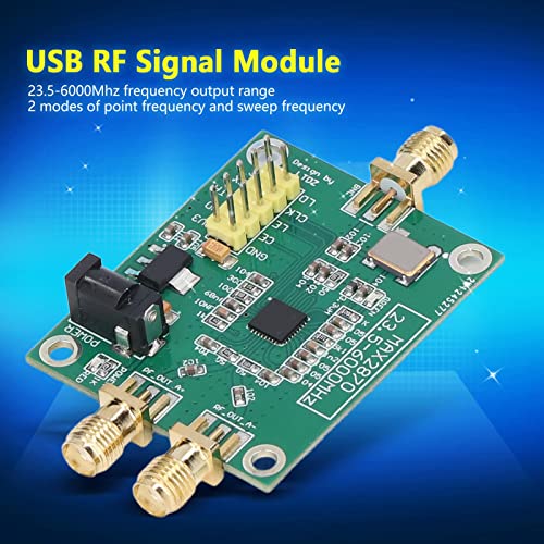 Image of RF Source Module, USB 5V Power Supply Board Point and Sweep Frequency 23.5-6000Mhz Source Module for Communications, Radio Infrastructure