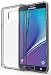 Galaxy Note 5 Case : Stalion® [Hybrid Bumper Series] Shockproof Impact Resistance (Diamond Clear)[Lifetime Warranty] Ultra Slim Fit with Diamond Clear Back + Raised Edges for Protection