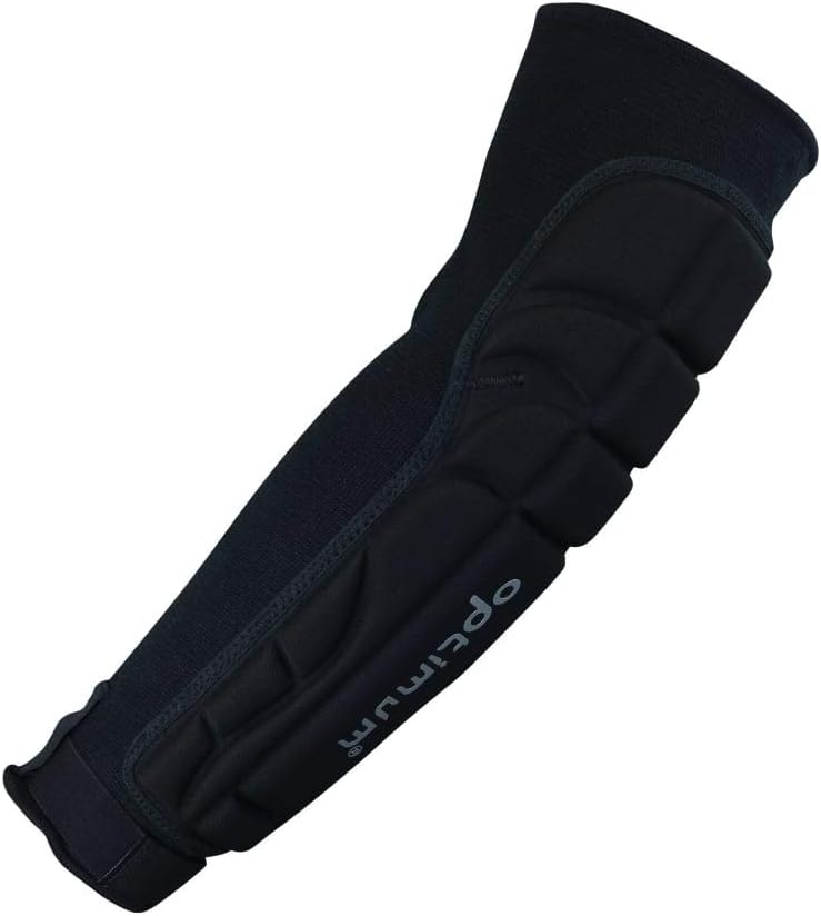 Optimum Unisex Senior Elbow Forearm Guard - Black/Silver