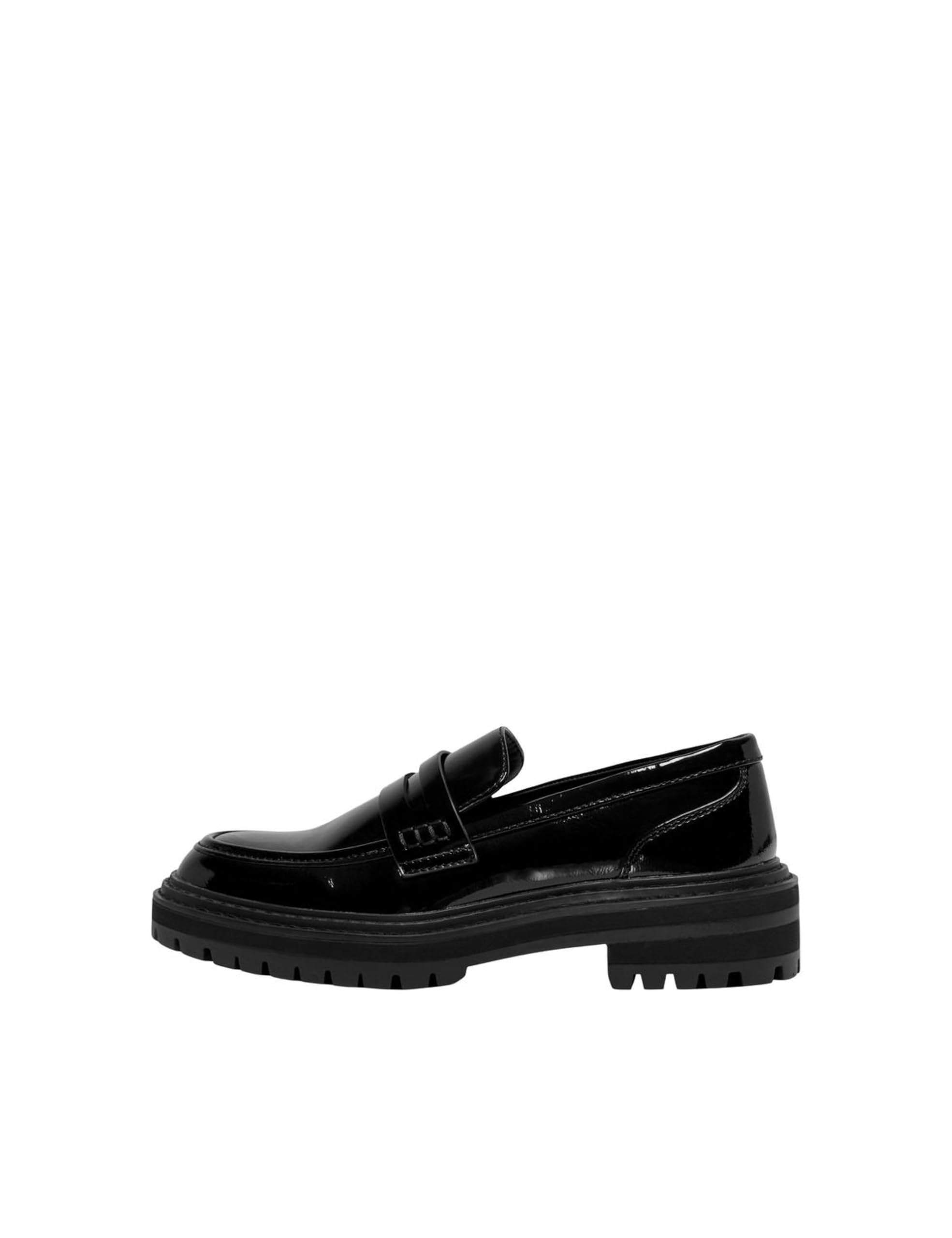 ONLY Women's Onlbeth-3 Pu Loafer-Noos, Black, 4 UK