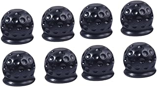 VICASKY 8 Peças Capa De Bola De Reboque Acessórios Automotivos Para Carros Acessórios Automotivos Acessórios De Carro Acessórios De Engate De Reboque Tampa De Bola De Para-Choque Danos