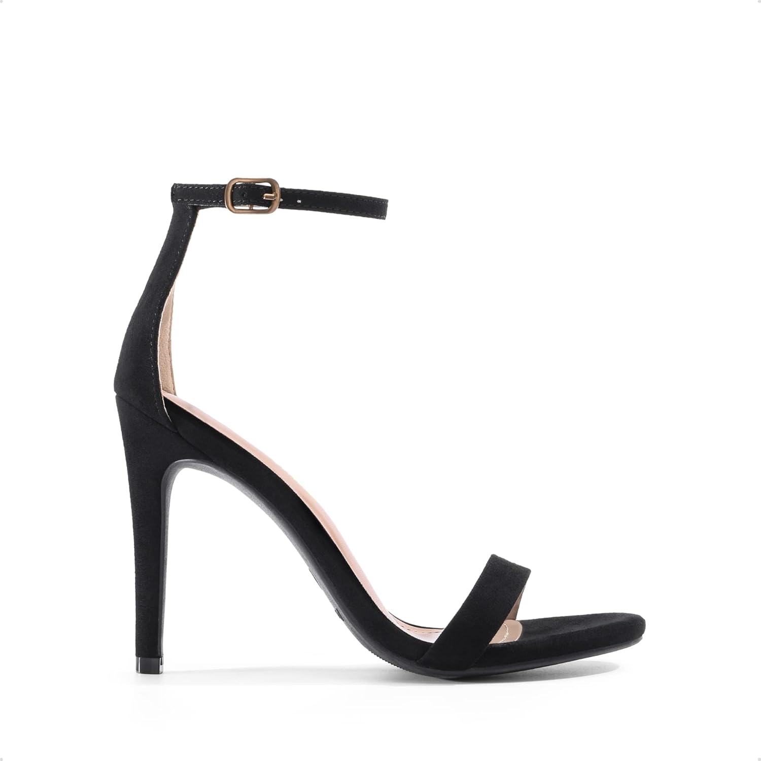 DREAM PAIRS Women's High Heels Flower Ankle Strap Stilettos Round Open Toe Dressy Sexy Sandals - Image 7