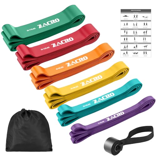 Fitness Bands, Resistance Bands Set Of 6, Resistance Bands With