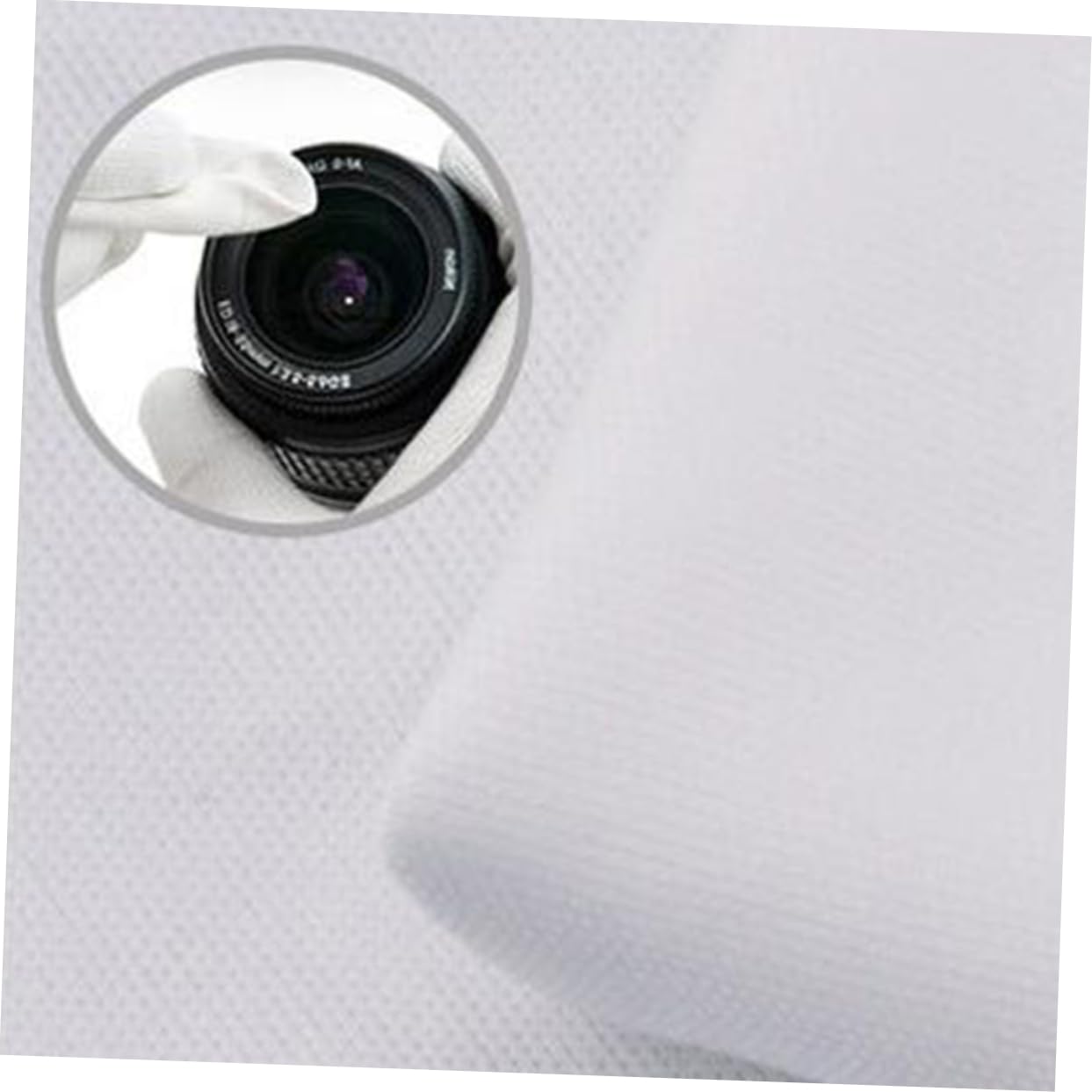 Mipcase Paño Antiestático de Poliéster Blanco para Limpieza de Superficies Delicadas y Electrónica, Paquete de 100 Piezas Absorbente Polvo