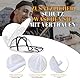 QckZee Cap Waschmaschinen Form mit Netzbeutel – Basecap Waschgestell zum Kappe Waschen – Faltbarer Cap Washer & Mützenhalter – Waschmaschine Zubehör für Snapbacks & Baseballcaps