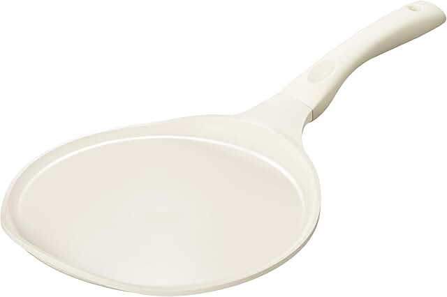 Redchef Crepe Pan Nonstick, 10 Inch Ceramic Flat Skillet Pan for Roti Do...