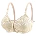 Produktbild Damen Vorderverschluss Spitzen Unterwäsche Sport BH Elastischer Verstellbarer Sexy Ohne Bügel Büsteier Klassische Push Up für Fitness Lauf Yoga Sports BH Top mit Wohlfühl-BH Pitzen-BH Dessous Bra