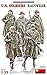 Miniart MIN35245 1:35-US Soldiers in Rainwear, Molded Color