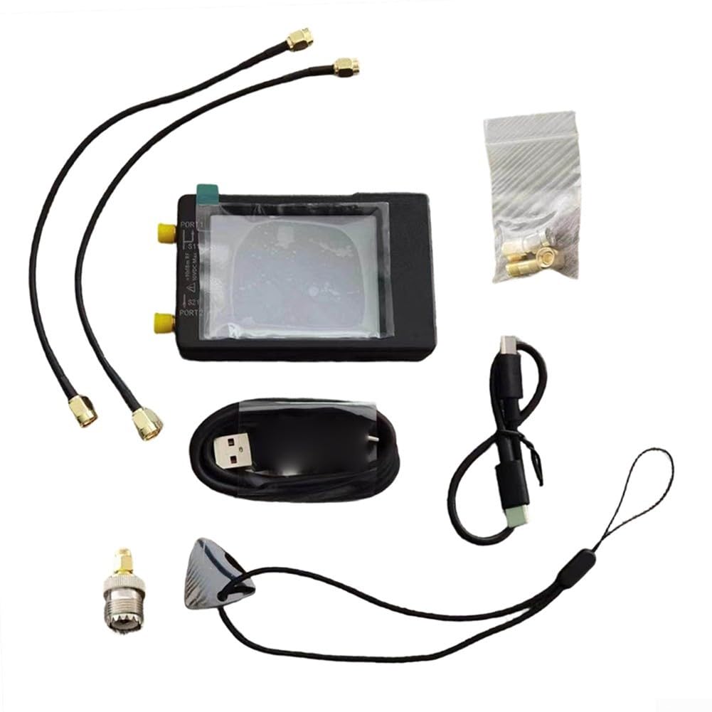 Handheld Vector Network Analyzer 1,5 GHz Reichweite für Mini-VNA-Gerät für RF-Signalprüfung für Smith-Diagramm Phasenverzögerung Datenspeicherung