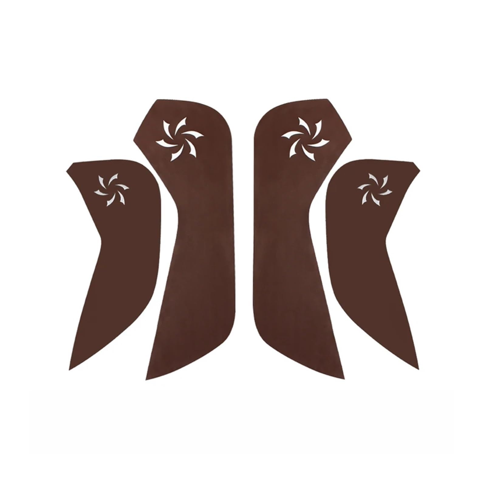 4Pcs Side Door Anti Kick Protective,Fit For Toyota, Corolla 2019-2020 Inner Decal Cover osłona drzwi pojazdu przed kopnięciem(Brown)
