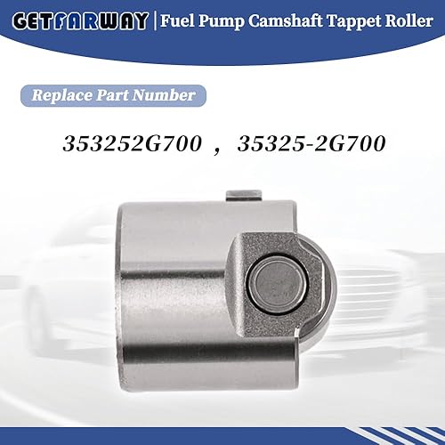 Miniatura 3 de Rodillo de tappet para árbol de levas con bomba de combustible para Genesis G80G90 2017 para Hyundai 2009-2018 para Kia 2011-2018 Reemplazar #