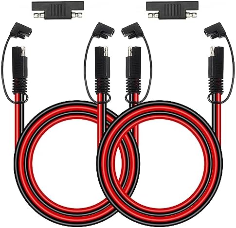 MOOKEERF Solarkabel-Verbinder - 10 AWG, 4,5 M Rot + 4,5 M Schwarz, Wasserdicht IP68 - Für Solaranlagen, Wohnmobile Und Boote