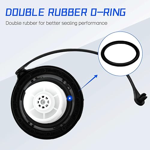 Miniatura 4 de Tapa de gasolina compatible con Accent Azera Elantra GT Entourage Equus Genesis Coupe Santa Fe Sonata Tucson Veloster, Soul Sedona Forte Sportage