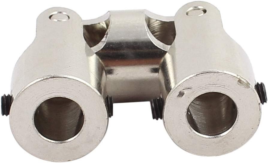 Aexit 6.0mm to Electrical equipment 6.0mm Inner Dia Rotatable Universal Metal U Joint Coupler 2pcs