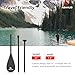 Abahub 3-Piece Stand up Paddles, Lightweight Paddleboard Paddle Oars for Paddleboard, Adjustable Aluminum Alloy Shaft 68