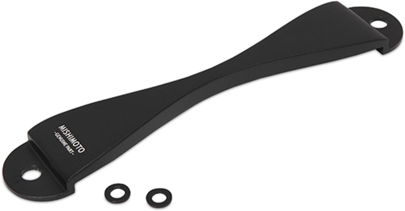 Mishimoto MMTD-SUB-BK CNC Battery Tie Down Fits Subaru Black