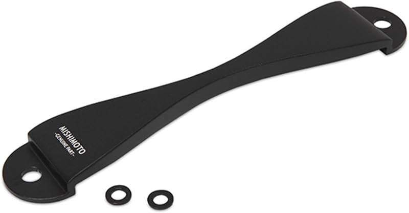 Suporte de bateria CNC Mishimoto para Subaru em alumínio 6061 preto – 1 unidade
