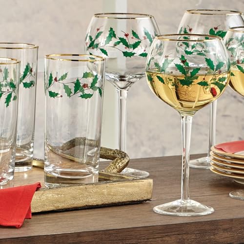 Lenox Holiday Christmas Glass Tumblers, Set of 4 - image 8