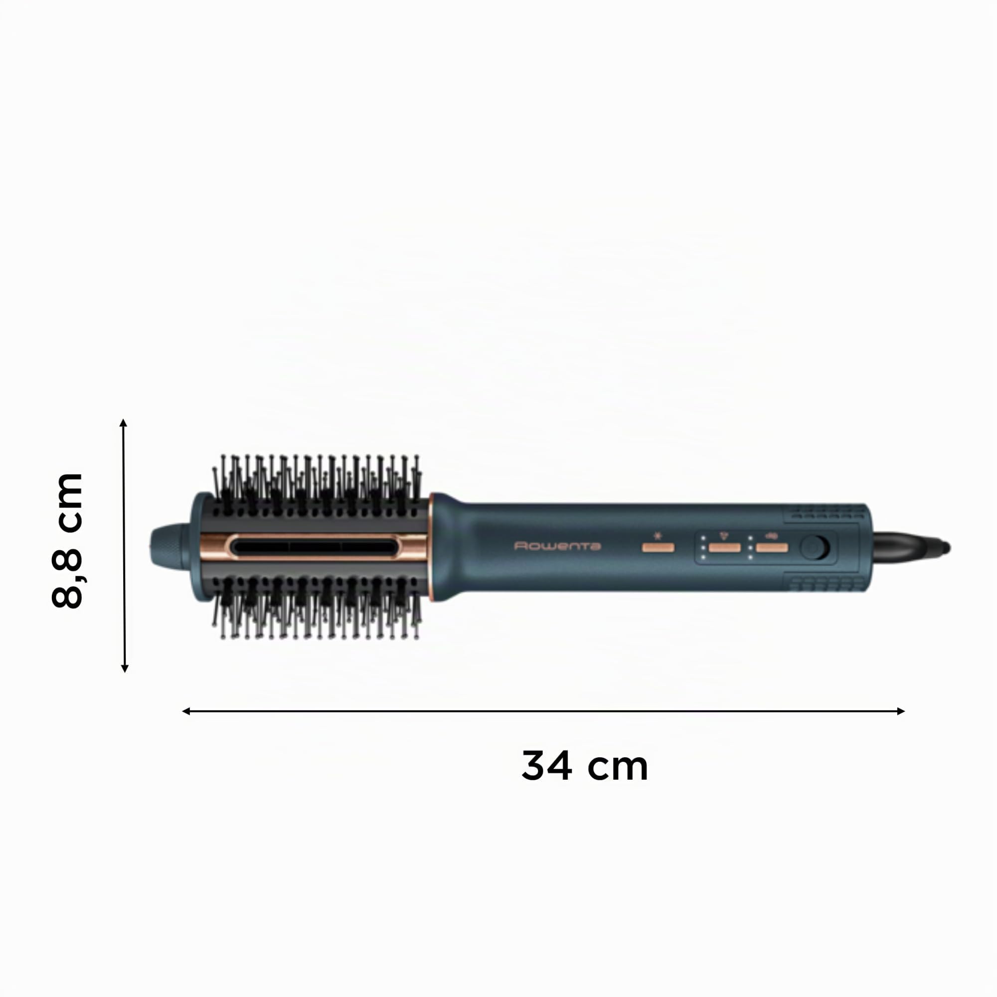 Rowenta Air Brush 3D, Spazzola ad Aria Calda, Styling 3-in-1 Versatile e Alte Prestazioni per Capelli Lisci, Voluminosi o Naturali, Risultati Facili e Sicuri, UB9720