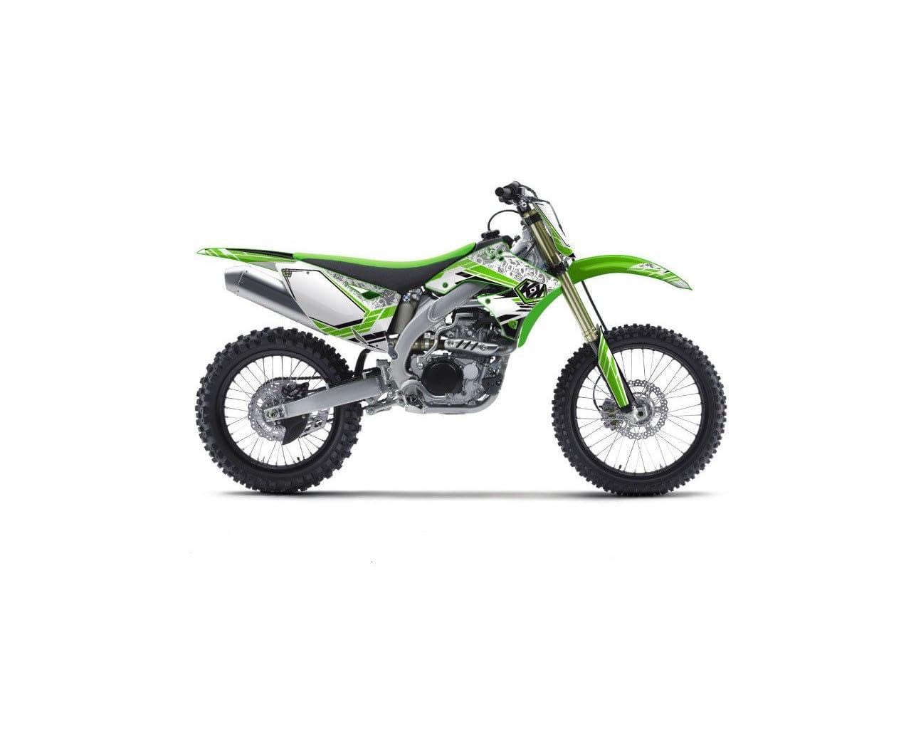 Kit déco Kawasaki 125 KX vinyle haute épaisseur graphisme haut de gamme Spirit