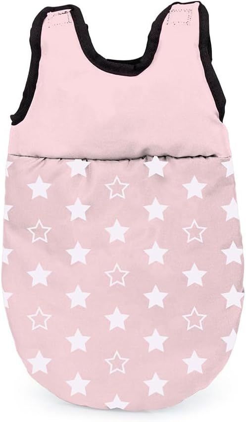 Bayer Design 17030AB Baby Doll Stroller Set for XEO Doll Adjustable Handle Transformable High Chair Sleeping Bag Baby Mat Plastic Accessories Pink