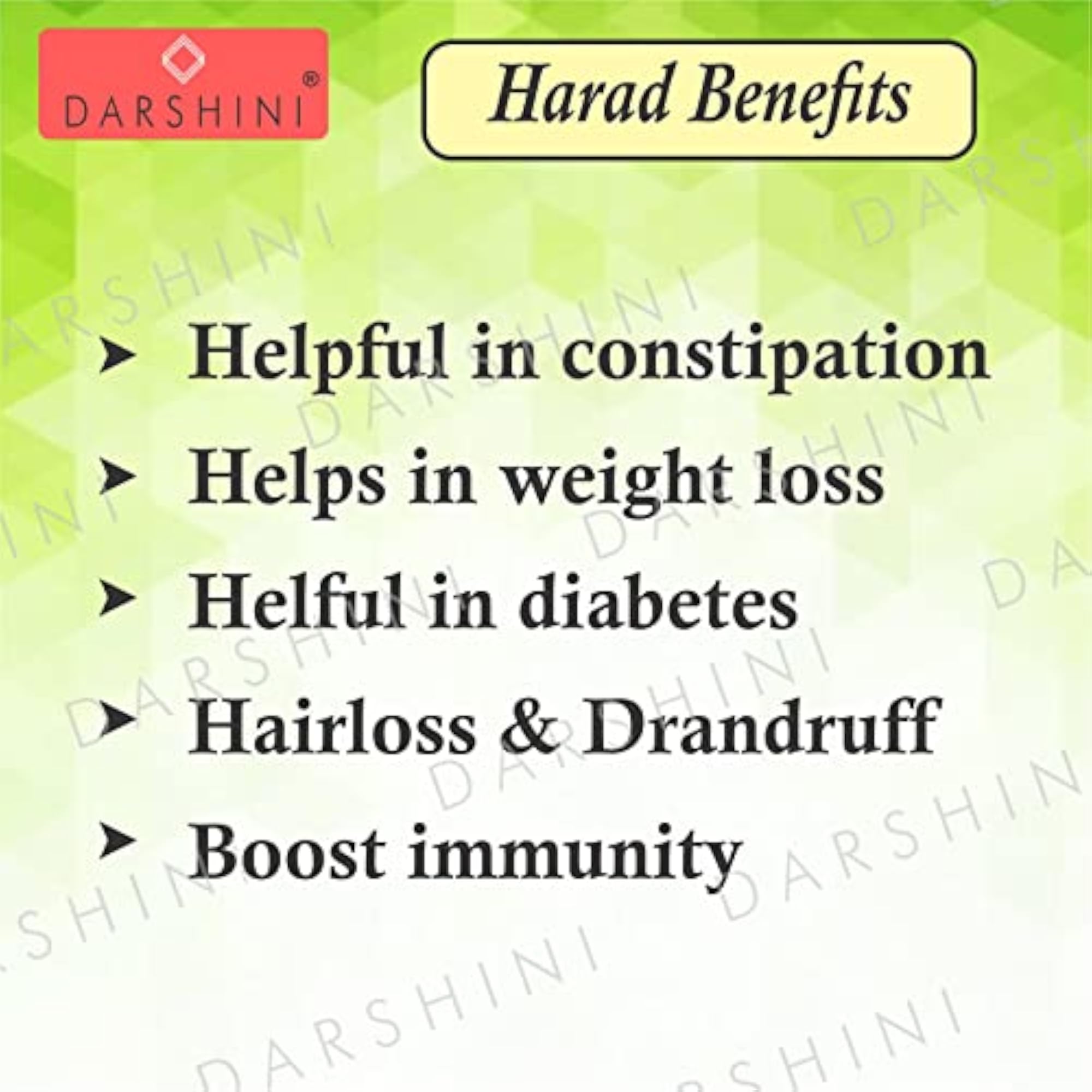 Darshini Choti Harad - Haritaki Powder (200 gm X 2 = 400 gm)