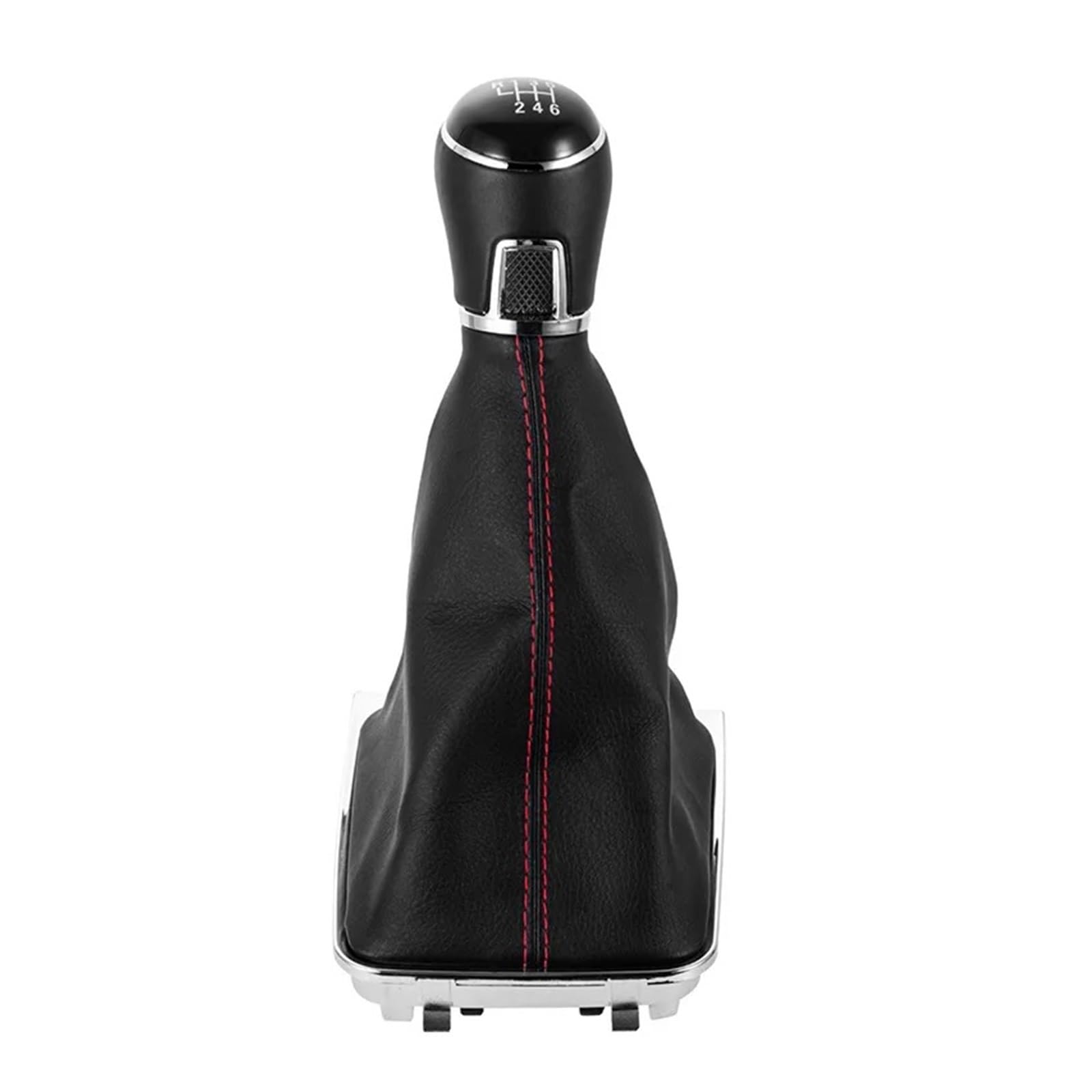 Qmtvfsrh B0507 Car Gear Shift Knob Manual 5/6 Speed Gear Shift Knob Gaiter Boot Collar For Vw For Passat B6 For Passat B7 2005-2015(B0507)