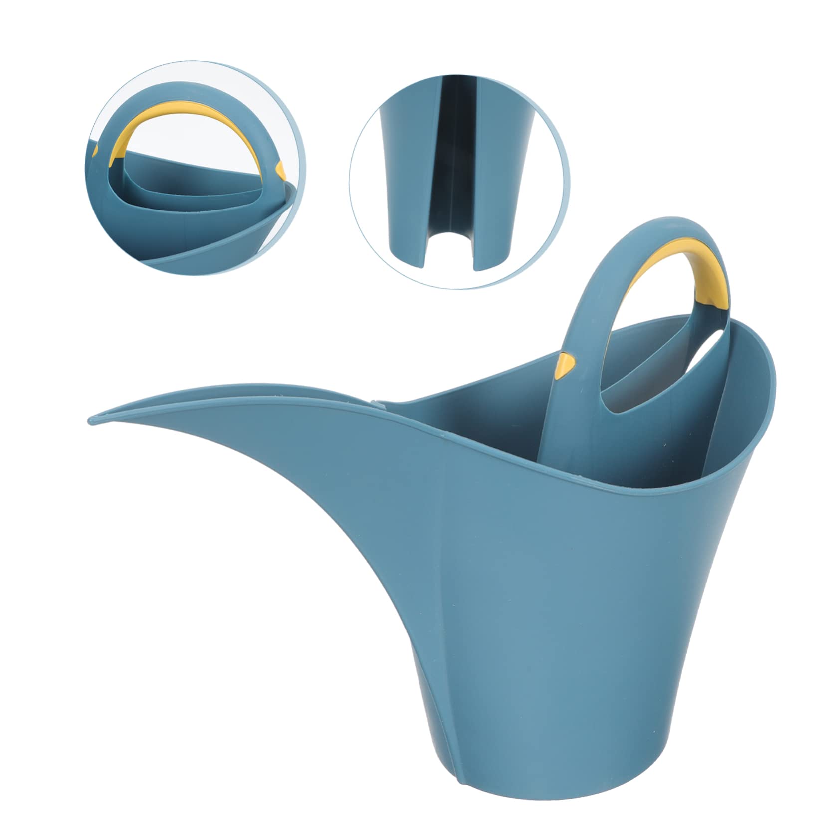 TOYANDONA Regadera de Largo Mango para Suculentas y Flores, 2l de Capacidad, Diseño Ergonómico, Efecto de Riego Suave, Adecuado para Jardín y Exteriores