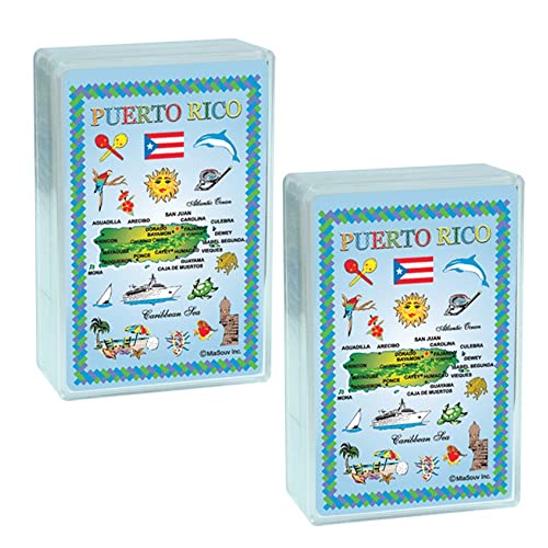 Baraja de Cartas Puerto Rico Souvenirs para Poker miniatura 2