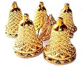 NANNUDECO Plastic Bells for Home Decor Ornaments Christmas Decor Hanging Bell for Craft 2.5 inch (25)