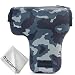 Produktbild blau Flexible Neopren DSLR/SLR Kameratasche für Panasonic LUMIX DMC G70 G7 G8 G6 G5 G3 G2 GH4 GH3 GH2 GH1 G85 G80 G81 (12-60mm 45-150mm 12-35mm 14-45mm 14-42mm 14-140mm) + Reinigungstuch